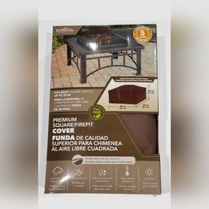 Elemental Premium Square FirePit Cover - 38" x 38" x 18" NIB